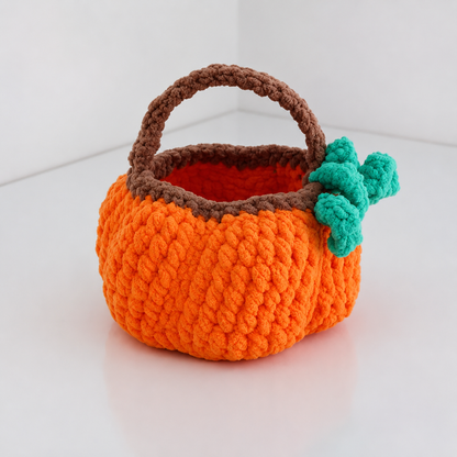 5 in 1 No Sew Boo Basket Crochet Pattern PDF | Halloween Crochet Basket | Spider Pumpkin Ghost Frankenstein Candy Corn Pattern Bundle