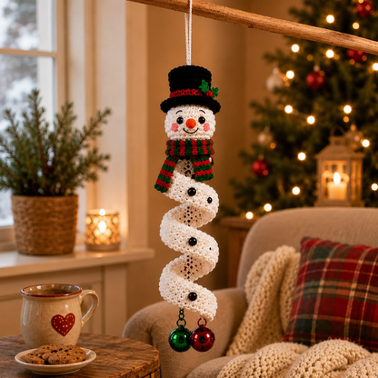 10 in 1 Christmas Crochet Spiral Pattern Bundle PDF | Santa Snowman Reindeer Penguin Elf Gnome | Christmas Ornament Crochet Pattern