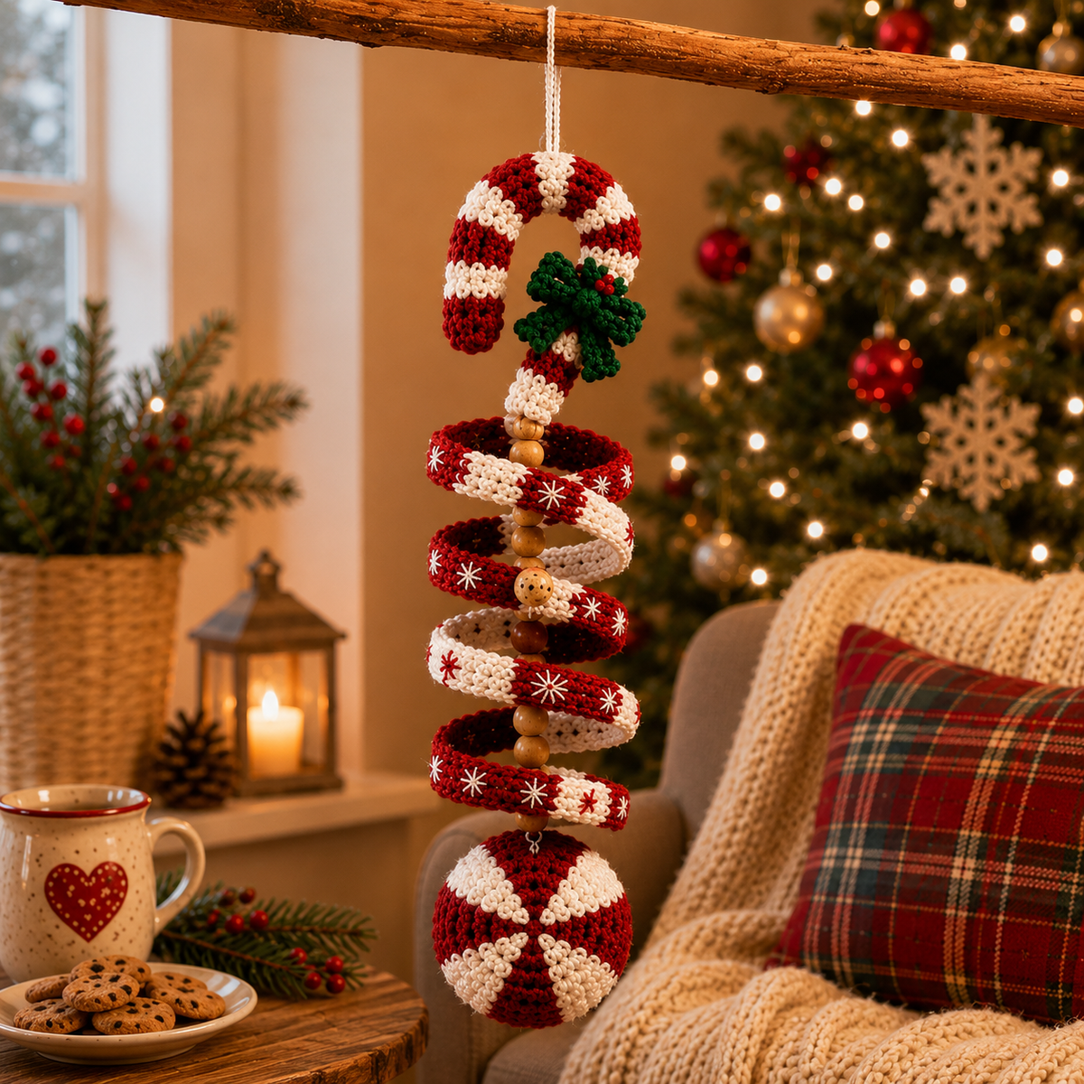 10 in 1 Christmas Crochet Spiral Pattern Bundle PDF | Santa Snowman Reindeer Penguin Elf Gnome | Christmas Ornament Crochet Pattern