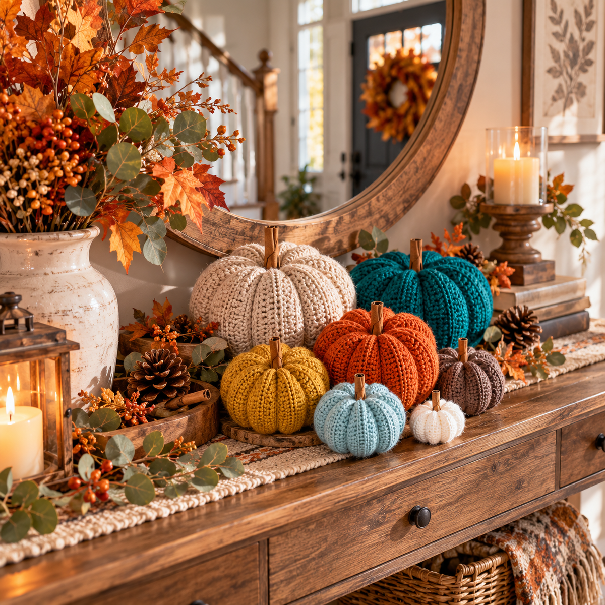 Easy Crochet Pumpkin Pattern PDF + Video Tutorial | Beginner Friendly Fall Crochet Pattern | Thanksgiving Decor | Autumn Pumpkin Pattern