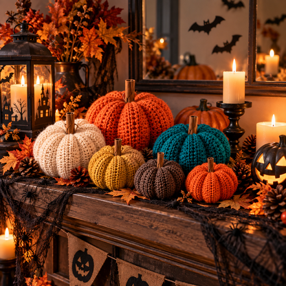 Easy Crochet Pumpkin Pattern PDF + Video Tutorial | Beginner Friendly Fall Crochet Pattern | Thanksgiving Decor | Autumn Pumpkin Pattern
