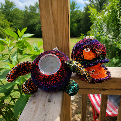 Mr Maggot Mouth Crochet Pattern PDF | Creepy Monster Stash Jar Amigurumi | Halloween Crochet Plush | Spooky Storage Monster Digital Pattern