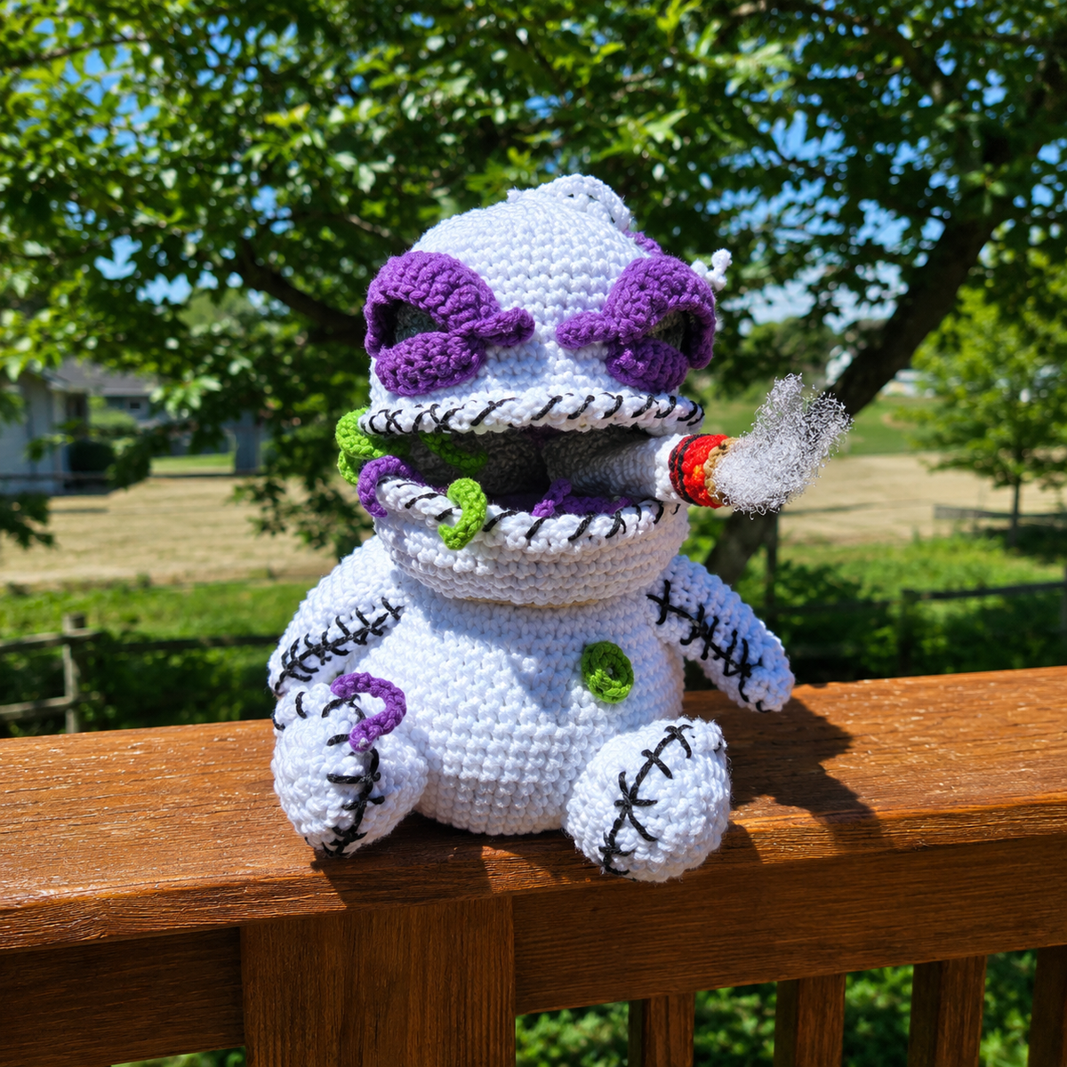Mr Maggot Mouth Crochet Pattern PDF | Creepy Monster Stash Jar Amigurumi | Halloween Crochet Plush | Spooky Storage Monster Digital Pattern