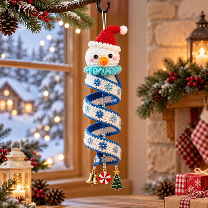10+ Christmas Spiral Crochet Pattern Bundle PDF | Amigurumi Christmas Ornaments | Holiday Hanging Decor | Xmas Crochet Patterns | Instant Download