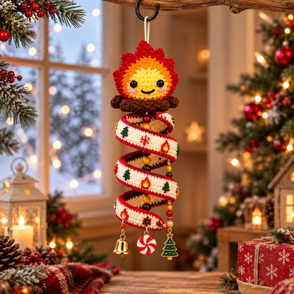 10+ Christmas Spiral Crochet Pattern Bundle PDF | Amigurumi Christmas Ornaments | Holiday Hanging Decor | Xmas Crochet Patterns | Instant Download