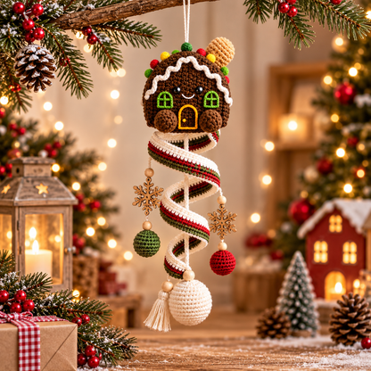 10+ Christmas Spiral Crochet Pattern Bundle PDF | Amigurumi Christmas Ornaments | Holiday Hanging Decor | Xmas Crochet Patterns | Instant Download