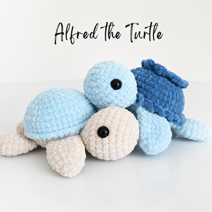 13-in-1 Turtle Crochet Pattern Bundle PDF – No-Sew Cute Fruit Turtles Amigurumi | Digital Download with Step-by-Step Video Tutorial