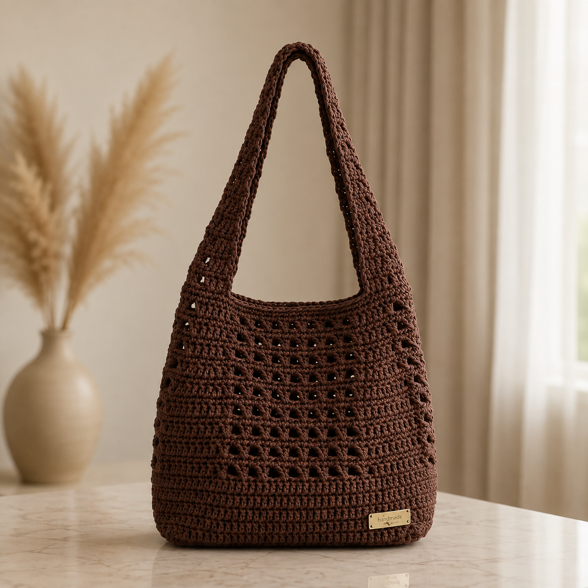Boho Crochet Shoulder Bag Pattern PDF |  Granny Stitch Tote Bag, Crochet Purse Pattern |  Everyday Handbag |  Instant Digital Download