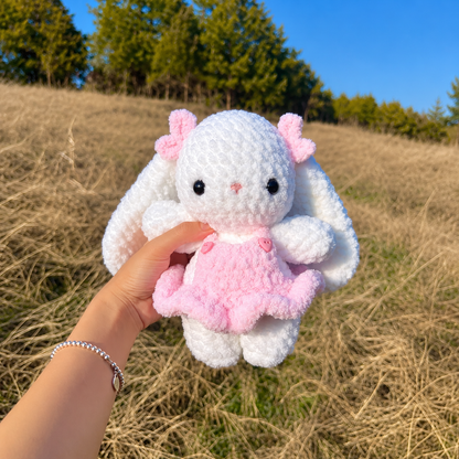 10-in-1 Baby Bunny Crochet Pattern Bundle PDF – Cute Bunny with Interchangeable Outfits | Digital Download with Step-by-Step Video Tutorial