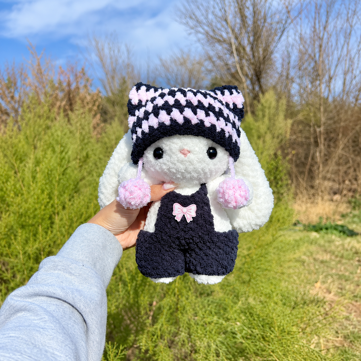 10-in-1 Baby Bunny Crochet Pattern Bundle PDF – Cute Bunny with Interchangeable Outfits | Digital Download with Step-by-Step Video Tutorial