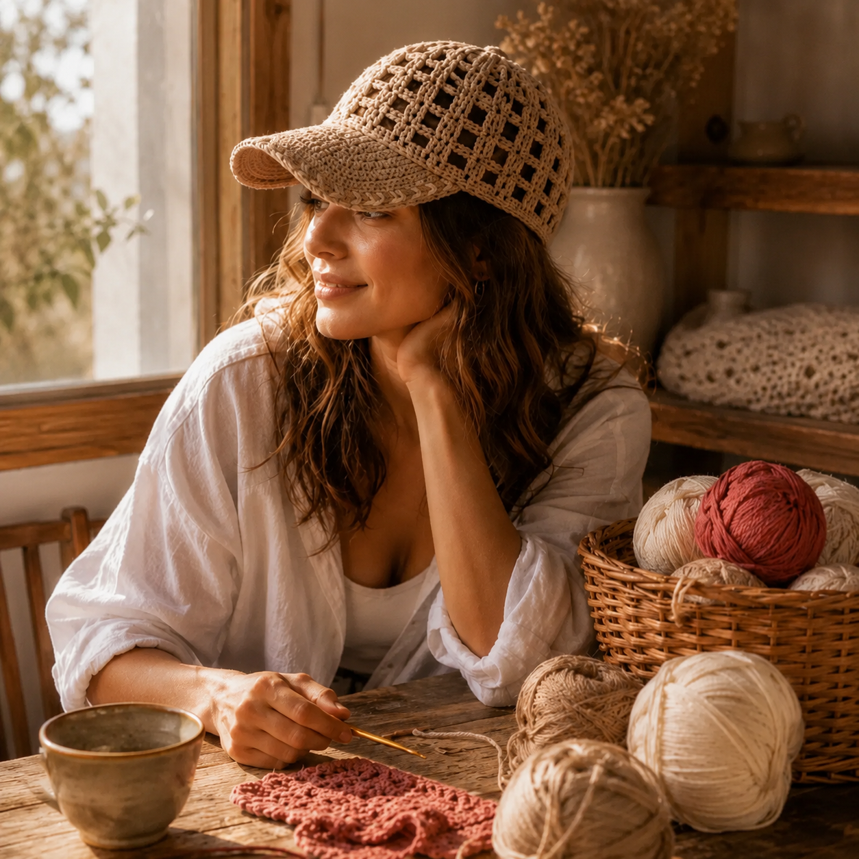12-in-1 Crochet Cap Patterns Bundle PDF – Stylish Summer Baseball Hats | Digital Download with Step-by-Step Video Tutorial