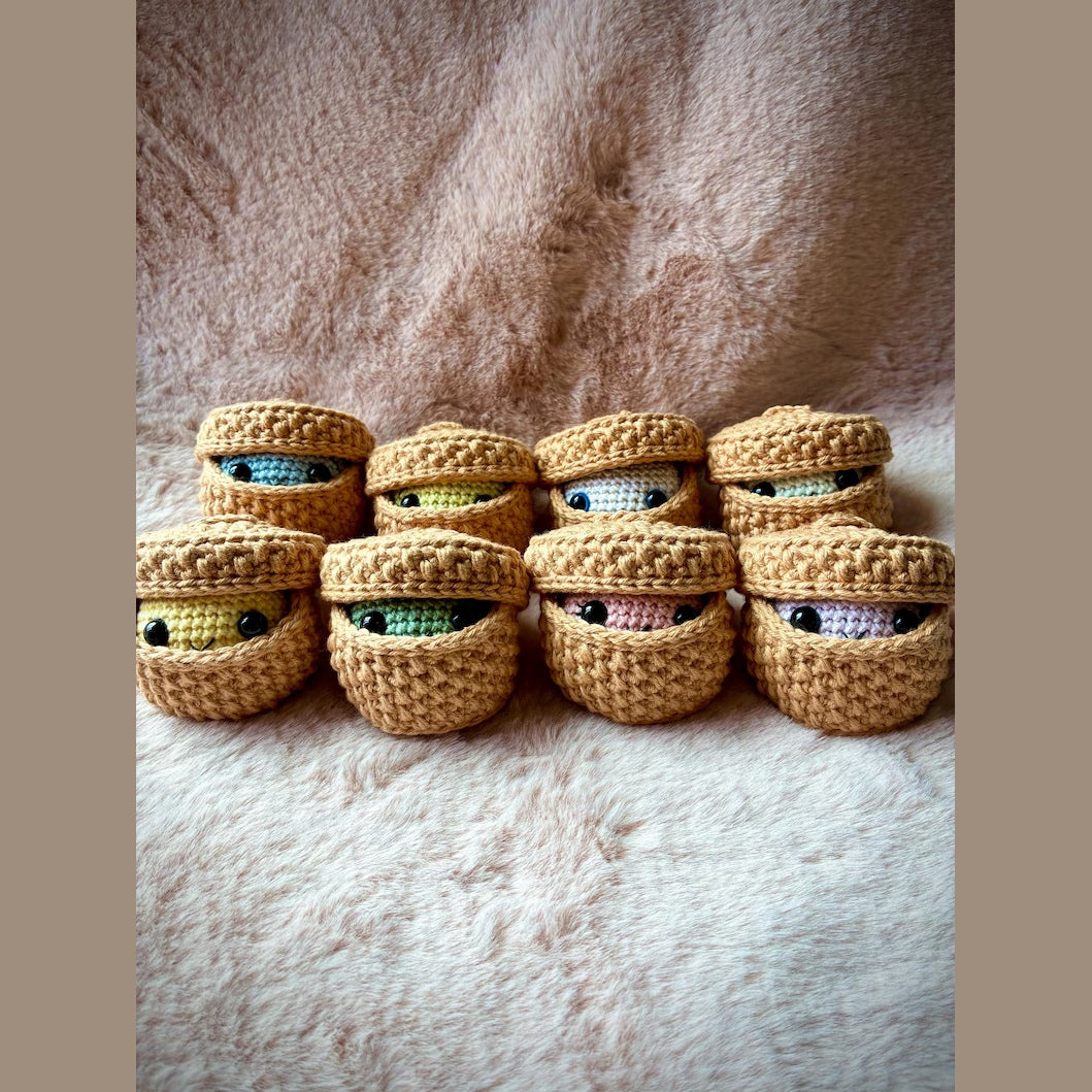 Cute Dumpling Amigurumi Crochet Pattern PDF, Little Dumpling & Box Pattern, Beginner Crochet Toy, Kawaii Gift Instant Download