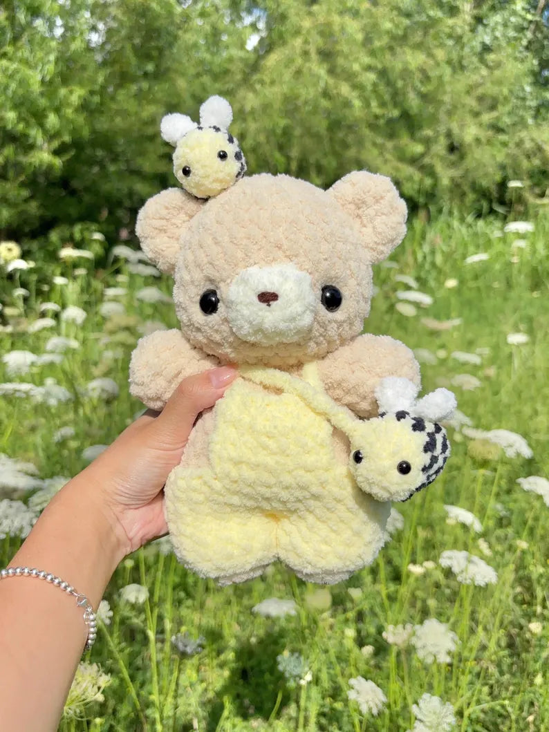 15-in-1 Baby Animals Crochet Pattern Bundle PDF – Cute Amigurumi Plushies with Interchangeable Clothing | Digital Download with Step-by-Step Video Tutorial