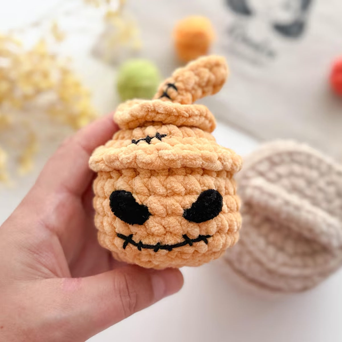 9 in 1 Halloween Dumpling Crochet Pattern PDF, No Sew Spooky Amigurumi Plushies, Cute Halloween Keychain Pattern, Instant Download
