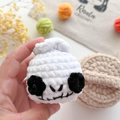 9 in 1 Halloween Dumpling Crochet Pattern PDF, No Sew Spooky Amigurumi Plushies, Cute Halloween Keychain Pattern, Instant Download