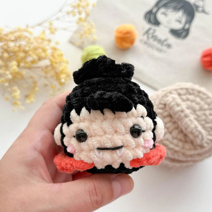 9 in 1 Halloween Dumpling Crochet Pattern PDF, No Sew Spooky Amigurumi Plushies, Cute Halloween Keychain Pattern, Instant Download
