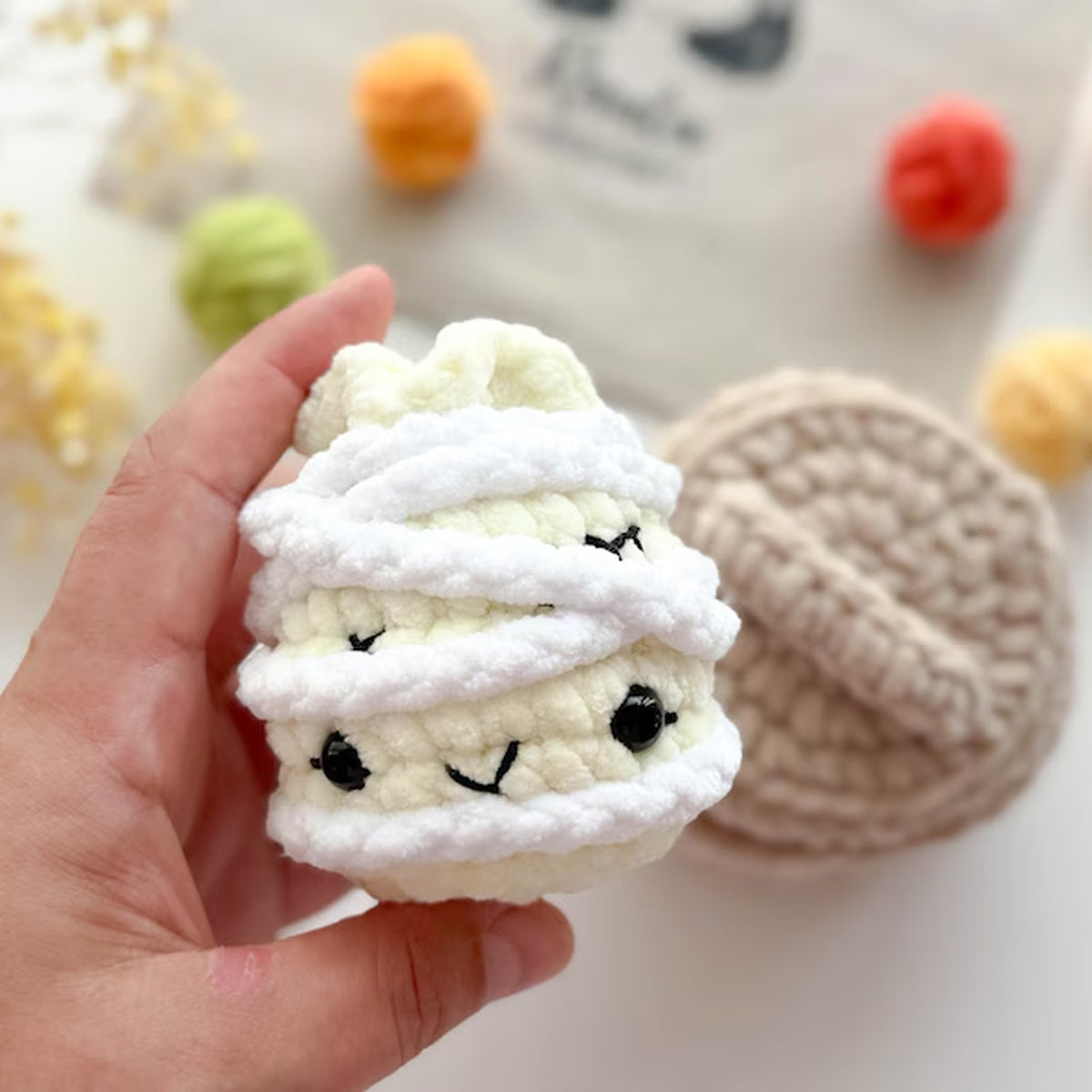 9 in 1 Halloween Dumpling Crochet Pattern PDF, No Sew Spooky Amigurumi Plushies, Cute Halloween Keychain Pattern, Instant Download