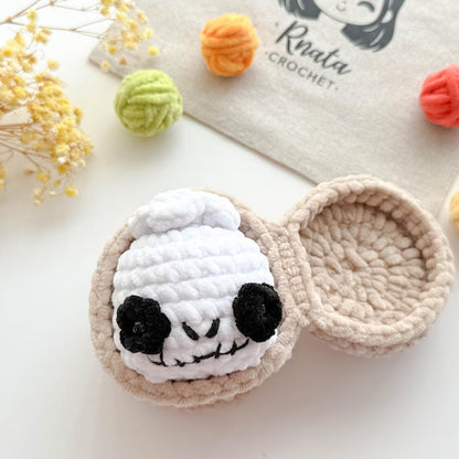 9 in 1 Halloween Dumpling Crochet Pattern PDF, No Sew Spooky Amigurumi Plushies, Cute Halloween Keychain Pattern, Instant Download