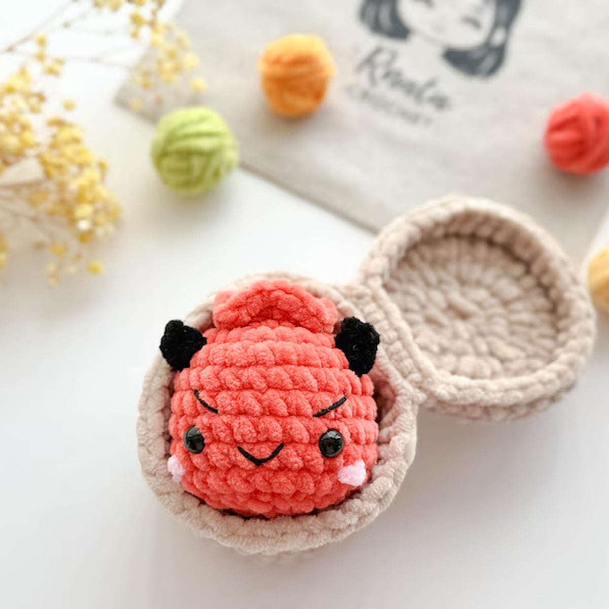 9 in 1 Halloween Dumpling Crochet Pattern PDF, No Sew Spooky Amigurumi Plushies, Cute Halloween Keychain Pattern, Instant Download