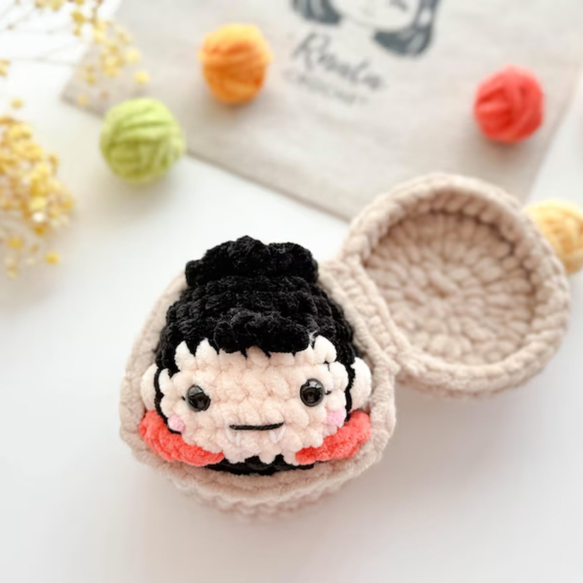 9 in 1 Halloween Dumpling Crochet Pattern PDF, No Sew Spooky Amigurumi Plushies, Cute Halloween Keychain Pattern, Instant Download