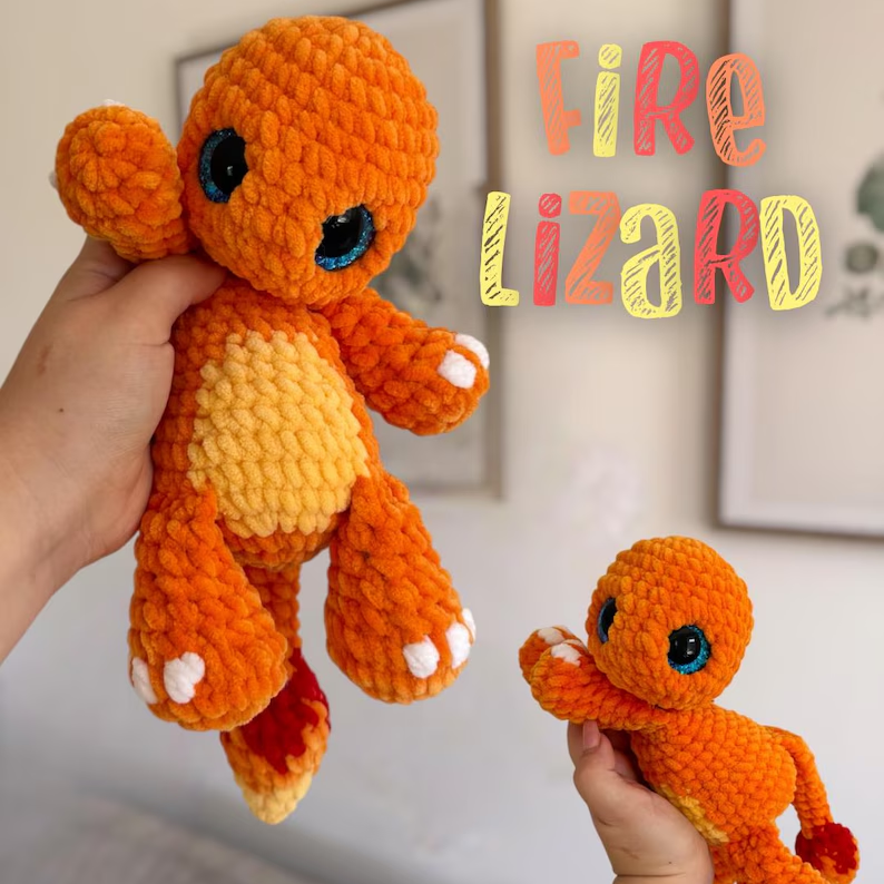6 in 1 Monster Huggies Crochet Pattern PDF, Low Sew Pocket Pal Amigurumi, Cute Mini Creature Plushies, Digital Download