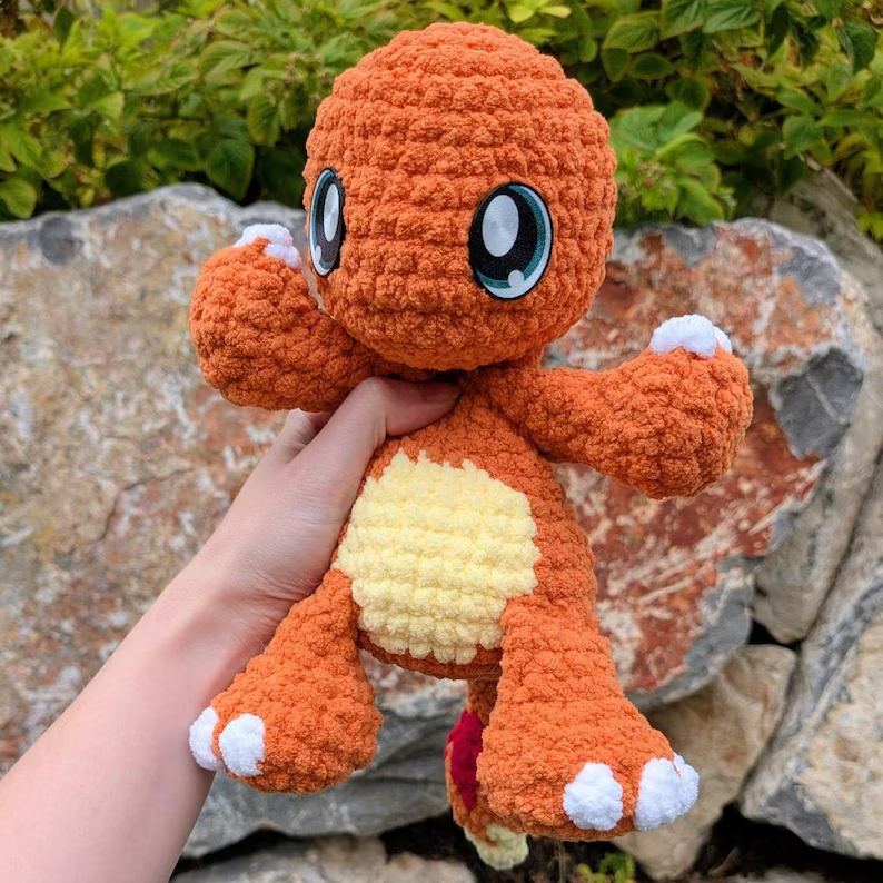 6 in 1 Monster Huggies Crochet Pattern PDF, Low Sew Pocket Pal Amigurumi, Cute Mini Creature Plushies, Digital Download